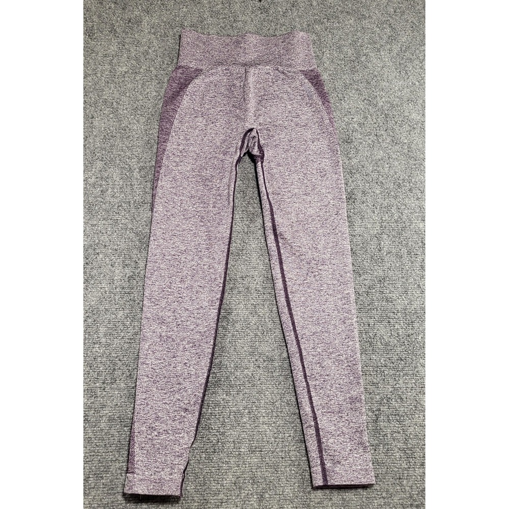 Gymshark Flex High Waisted Leggings Purple Berry Marl Seamless Women's Sz Small